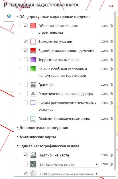 Публичная кадастровая карта Свердловской области - Управление картой