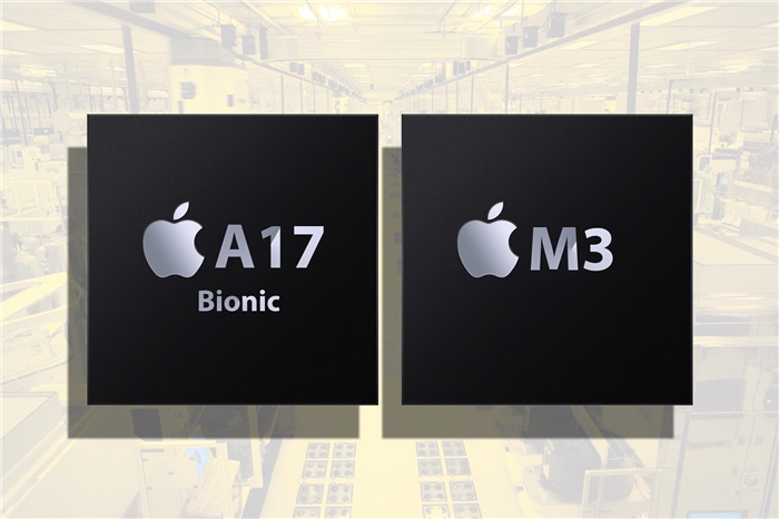 Почти половина процессоров A17 Bionic и M3, которые выпускает TSMC, оказываются бракованными