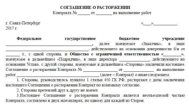 Как законно расторгнуть договор по взаимному согласию сторон в соответствии со статьей 450 Гражданского кодекса Российской Федерации