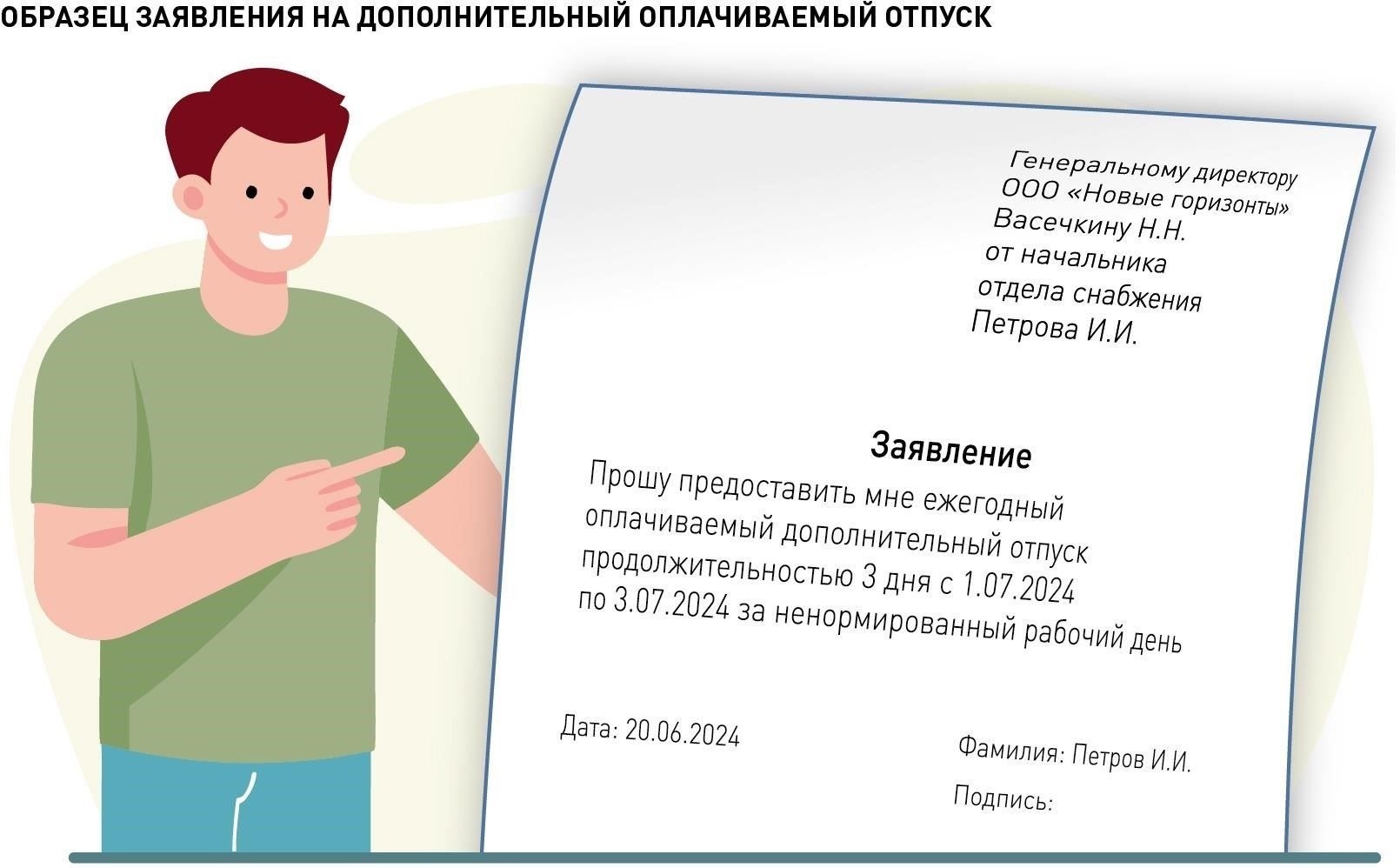 Пошаговое руководство по написанию заявления на отпуск для пенсионеров