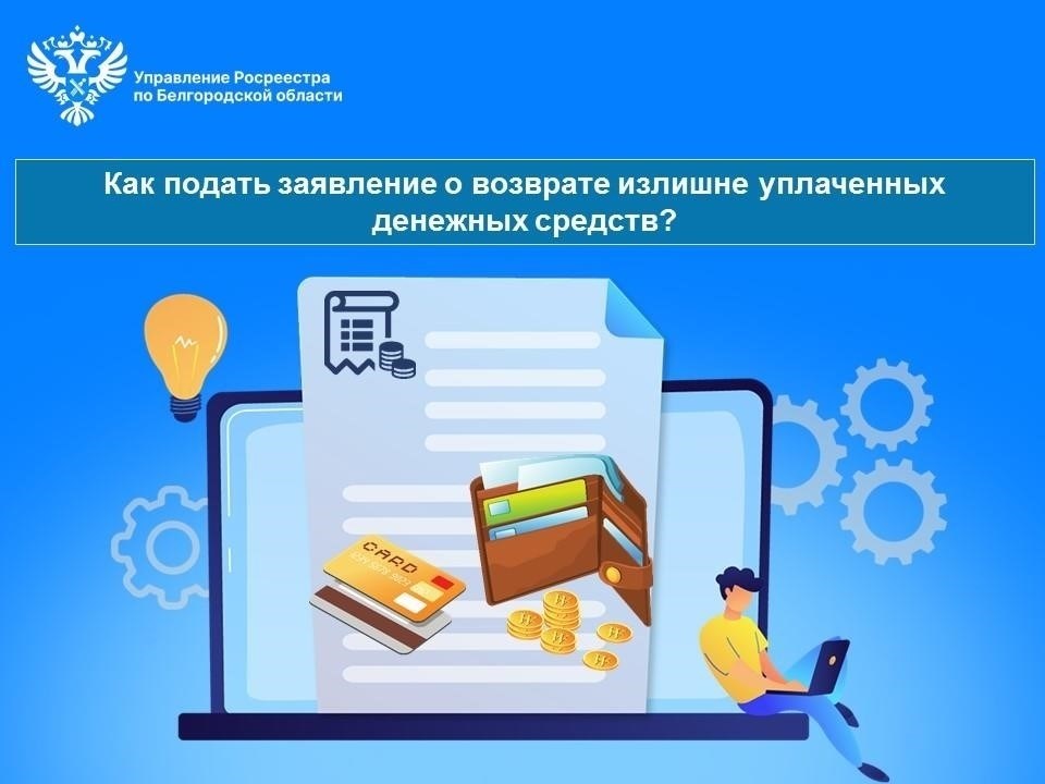 Пошаговый процесс подачи заявления на возврат денег из Росреестра