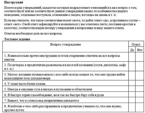 Ряд личностных тестов для оценки эмоциональной устойчивости и способности решать проблемы.